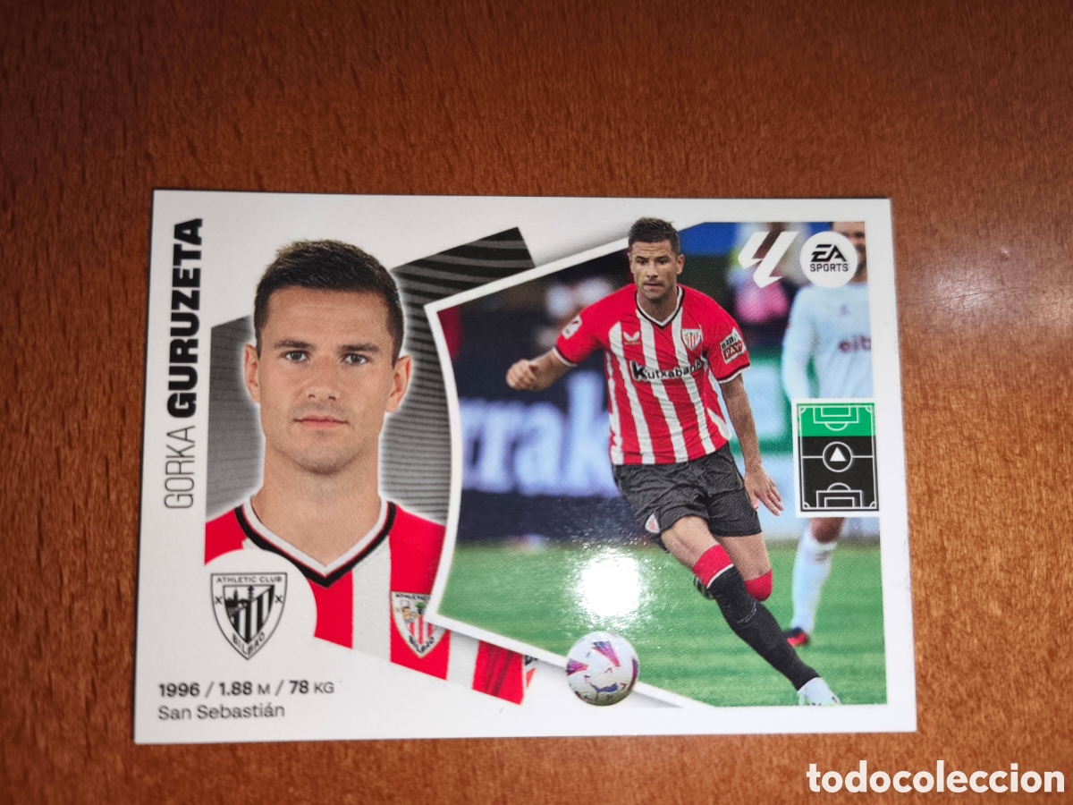 Cromos de f&uacute;tbol: Guruzeta n&deg;20 liga este 25/26 Athletic Club