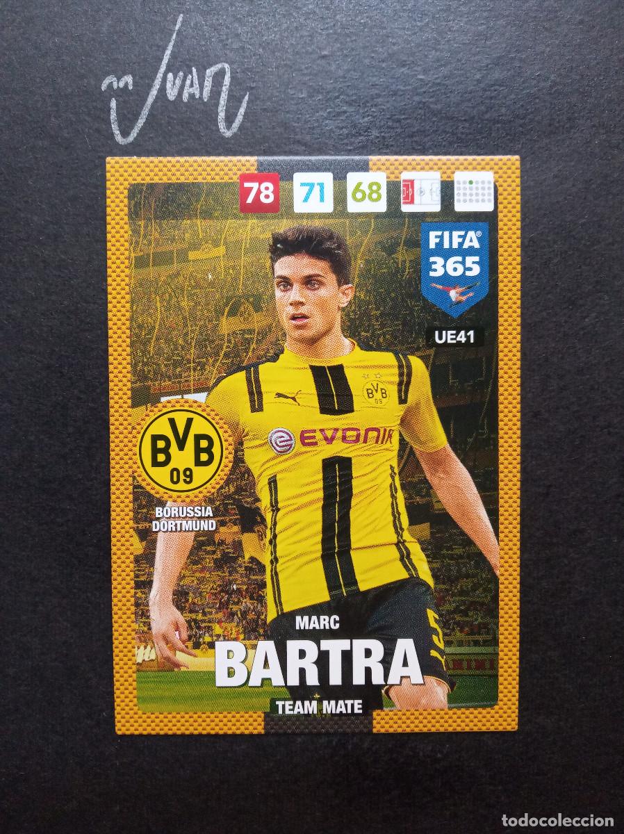Cromos de f&uacute;tbol: UE 41 MARC BARTRA BORUSSIA DORTMUND REAL BETIS 2026 27 ⚽ PANINI &reg; ADRENALYN FIFA 365 2016 2017 16 17
