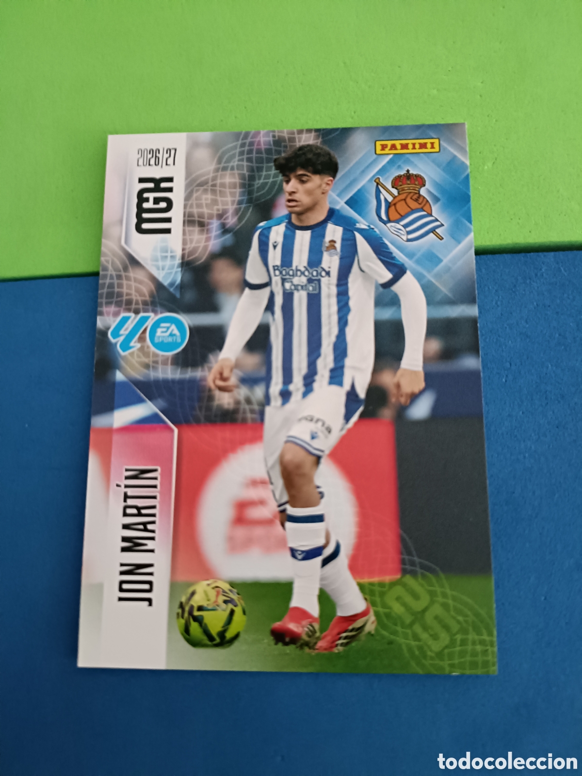 Cromos de f&uacute;tbol: PANINI 2026 2027 MGK MEGACRACKS 25 Aniversario - Real Sociedad 311 Jon Mart&iacute;n
