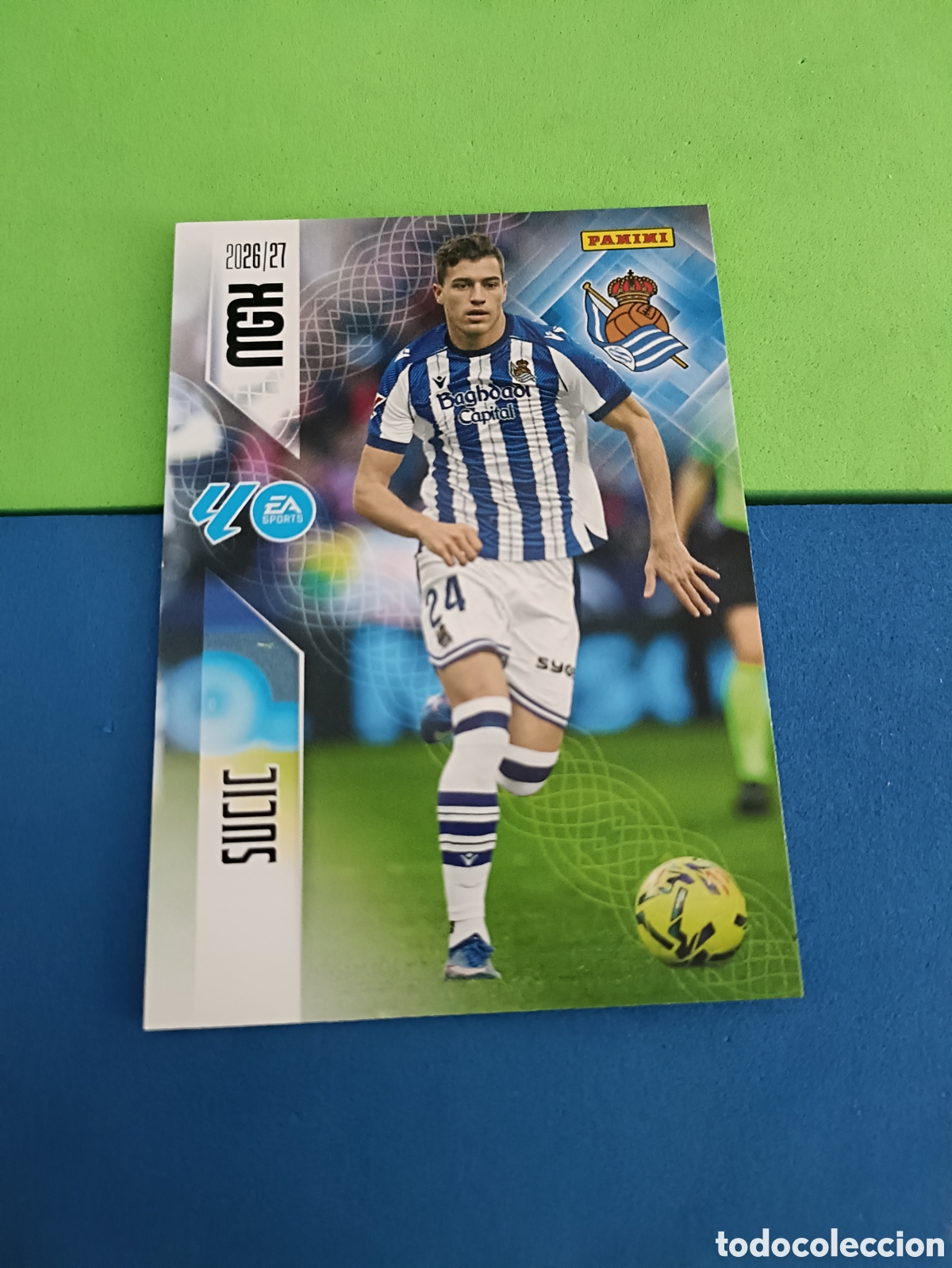 Cromos de f&uacute;tbol: PANINI 2026 2027 MGK MEGACRACKS 25 Aniversario - Real Sociedad 320 Sucic