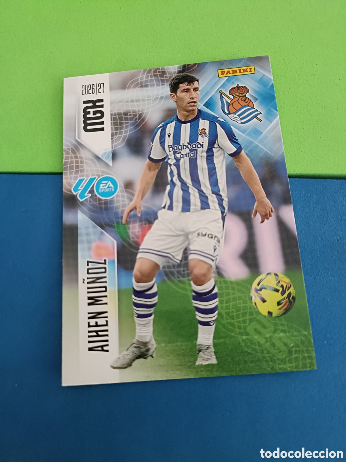 Cromos de f&uacute;tbol: PANINI 2026 2027 MGK MEGACRACKS 25 Aniversario - Real Sociedad 314 Aihen Mu&ntilde;oz