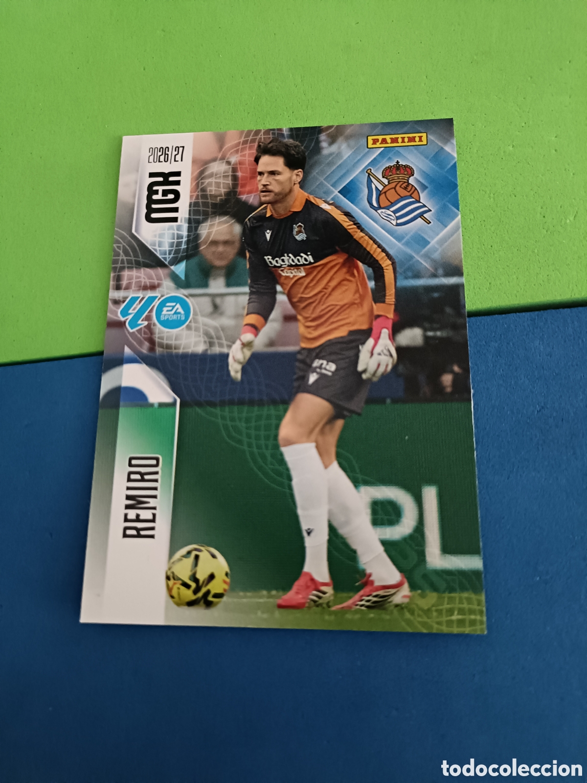 Cromos de f&uacute;tbol: PANINI 2026 2027 MGK MEGACRACKS 25 Aniversario - Real Sociedad 308 Remiro