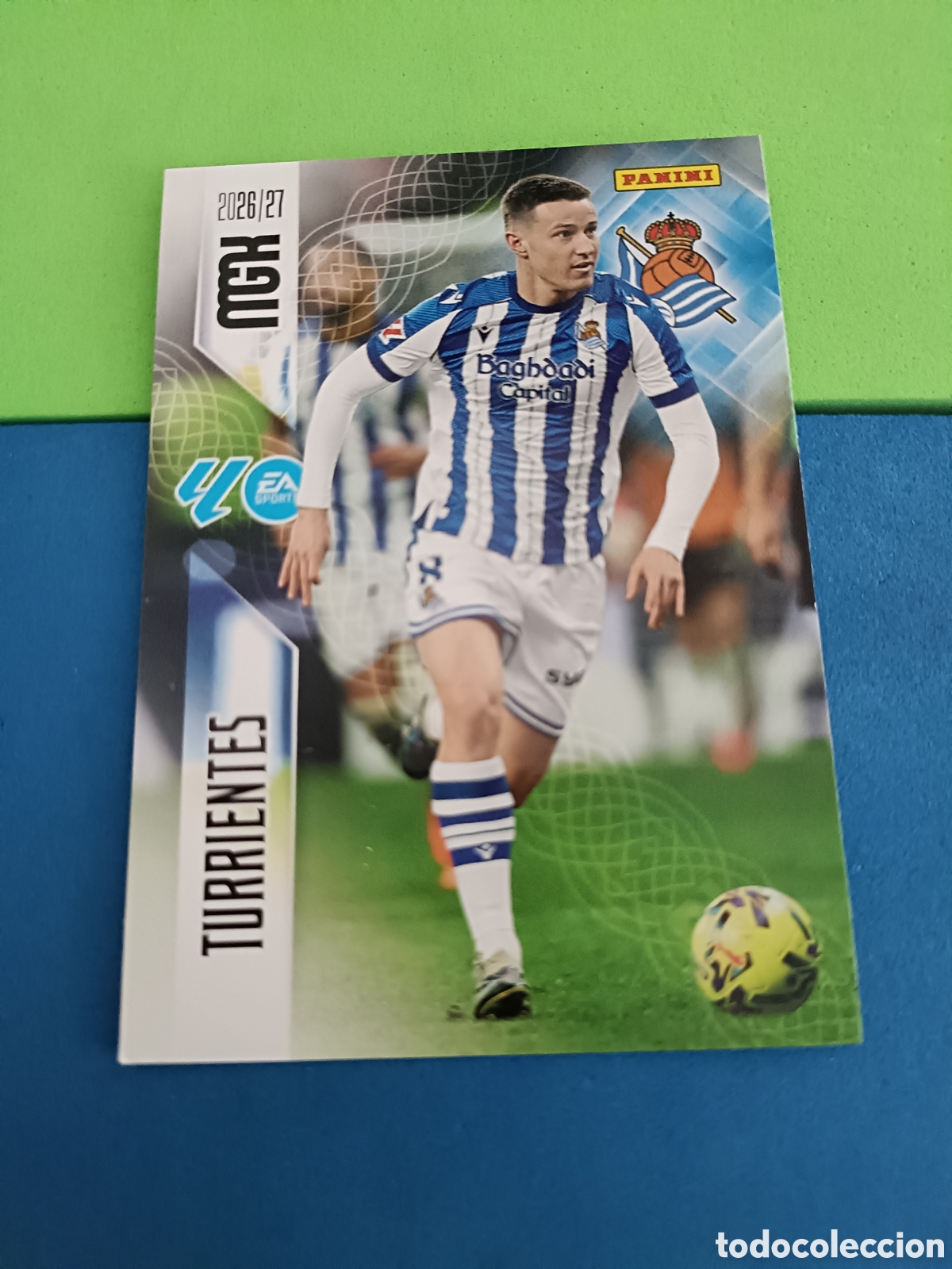 Cromos de f&uacute;tbol: PANINI 2026 2027 MGK MEGACRACKS 25 Aniversario - Real Sociedad 316 Tuerrientes
