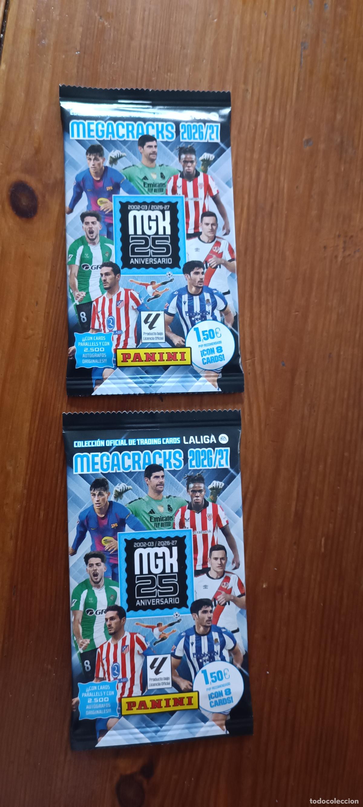 Cromos de f&uacute;tbol: 2 SOBRES SIN ABRIR MGK 26 27 -