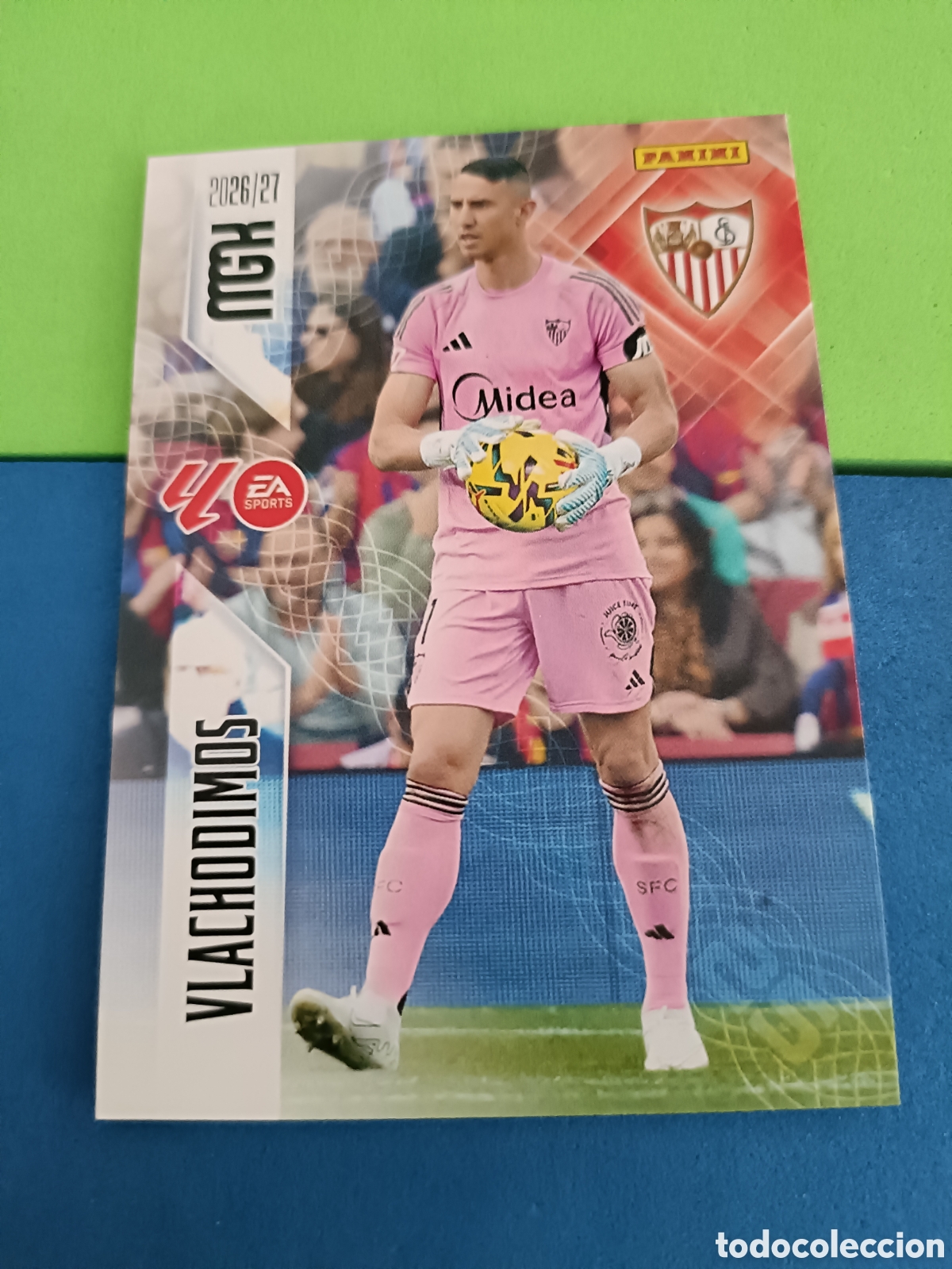 Cromos de f&uacute;tbol: PANINI 2026 2027 MGK MEGACRACKS 25 Aniversario - Sevilla 326 Vlachodimos