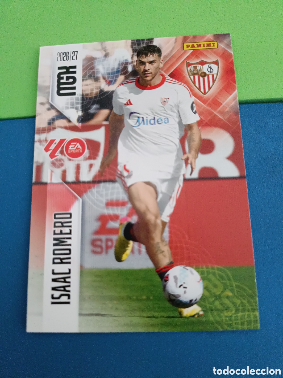 Cromos de f&uacute;tbol: PANINI 2026 2027 MGK MEGACRACKS 25 Aniversario - Sevilla 342 Isaac Romero