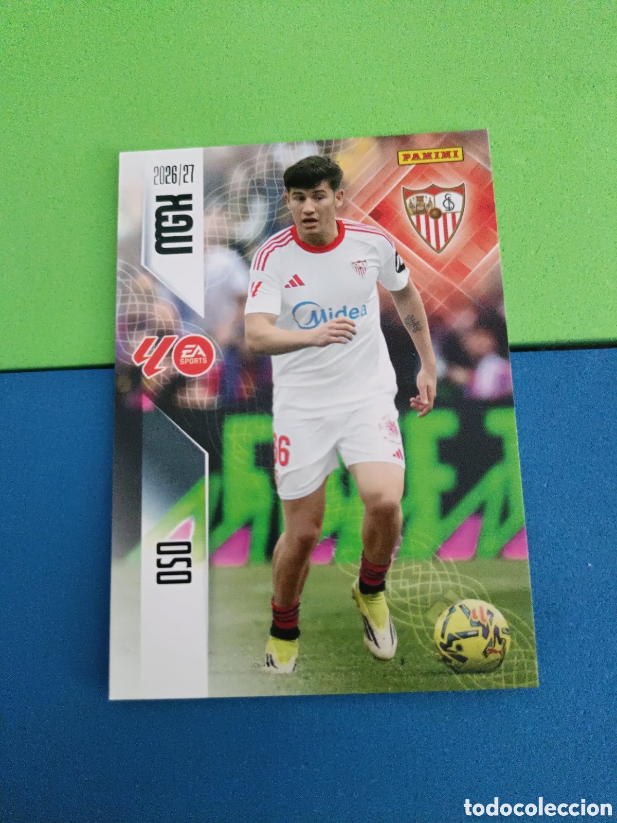 Cromos de f&uacute;tbol: PANINI 2026 2027 MGK MEGACRACKS 25 Aniversario - Sevilla 334 Oso