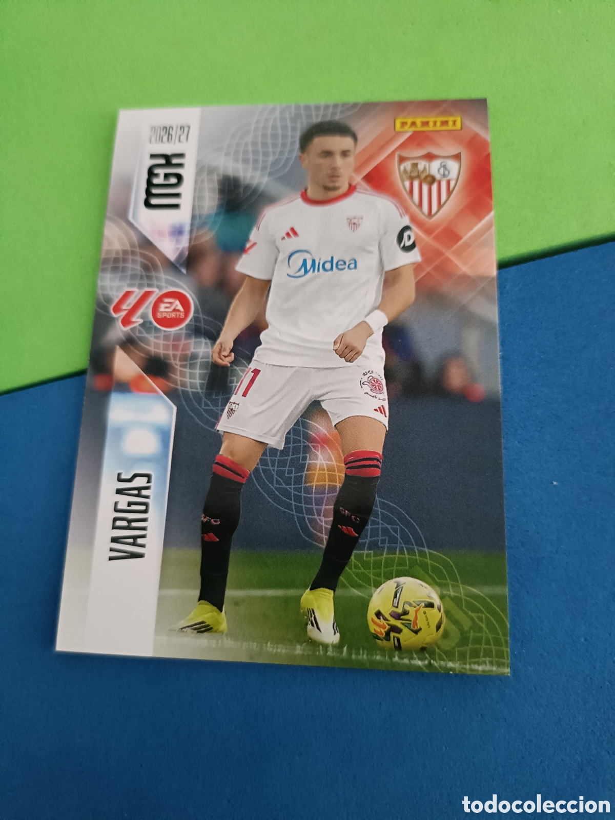 Cromos de f&uacute;tbol: PANINI 2026 2027 MGK MEGACRACKS 25 Aniversario - Sevilla 337 Vargas