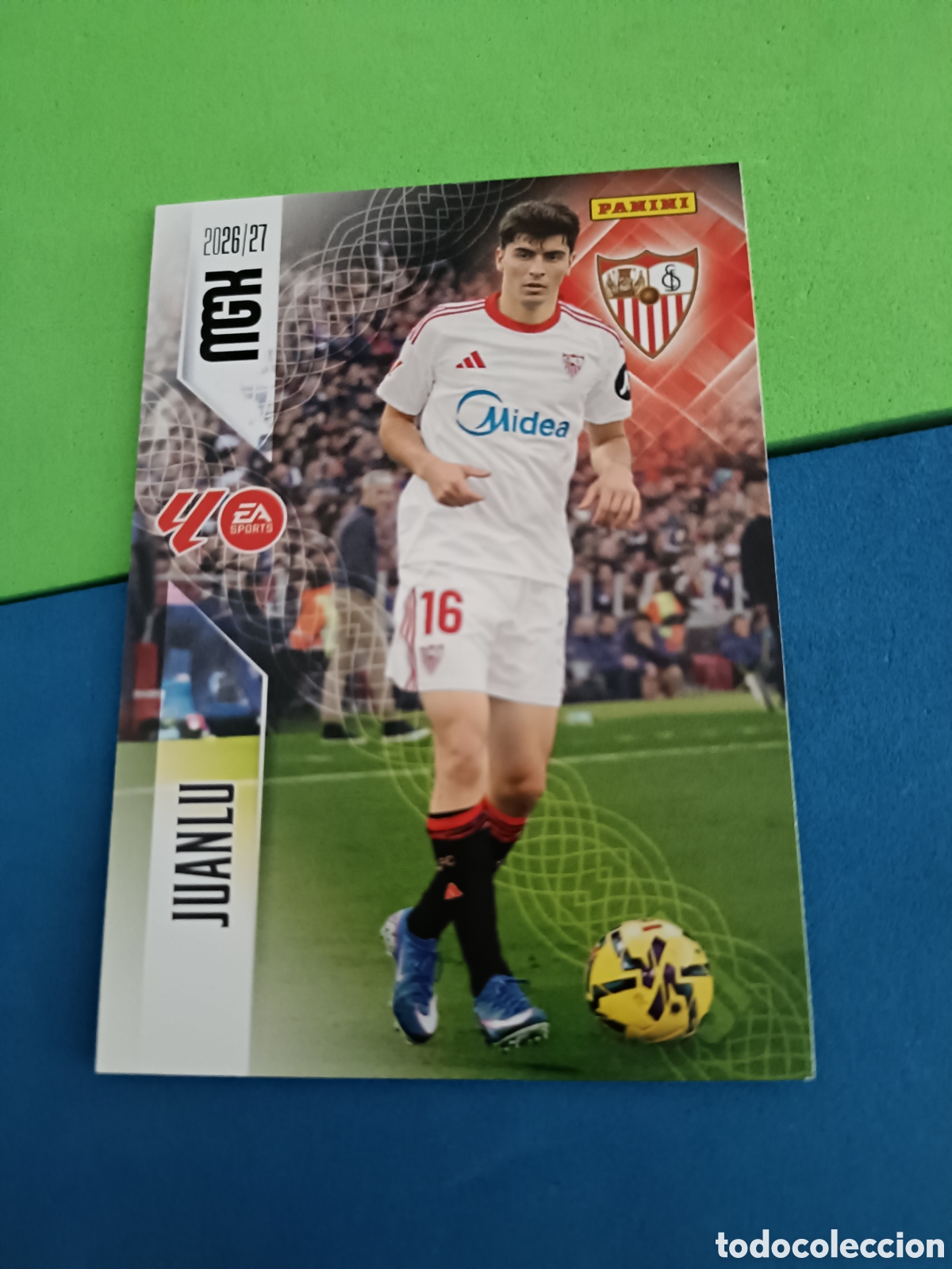 Cromos de f&uacute;tbol: PANINI 2026 2027 MGK MEGACRACKS 25 Aniversario - Sevilla 329 Juanlu