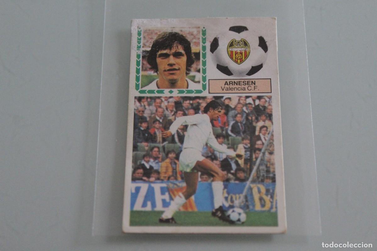Cromos de f&uacute;tbol: ESTE 83 84 ARNESEN BAJA RECUPERADO DE &Aacute;LBUM