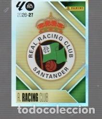 Cartes &agrave; collectionner de Football: CROMO DE LA LIGA DE F&Uacute;TBOL EDITO ESTE Y PANINI ESCUDO R. RACING CLUB N&ordm;1 DE LIGA 2026 / 27
