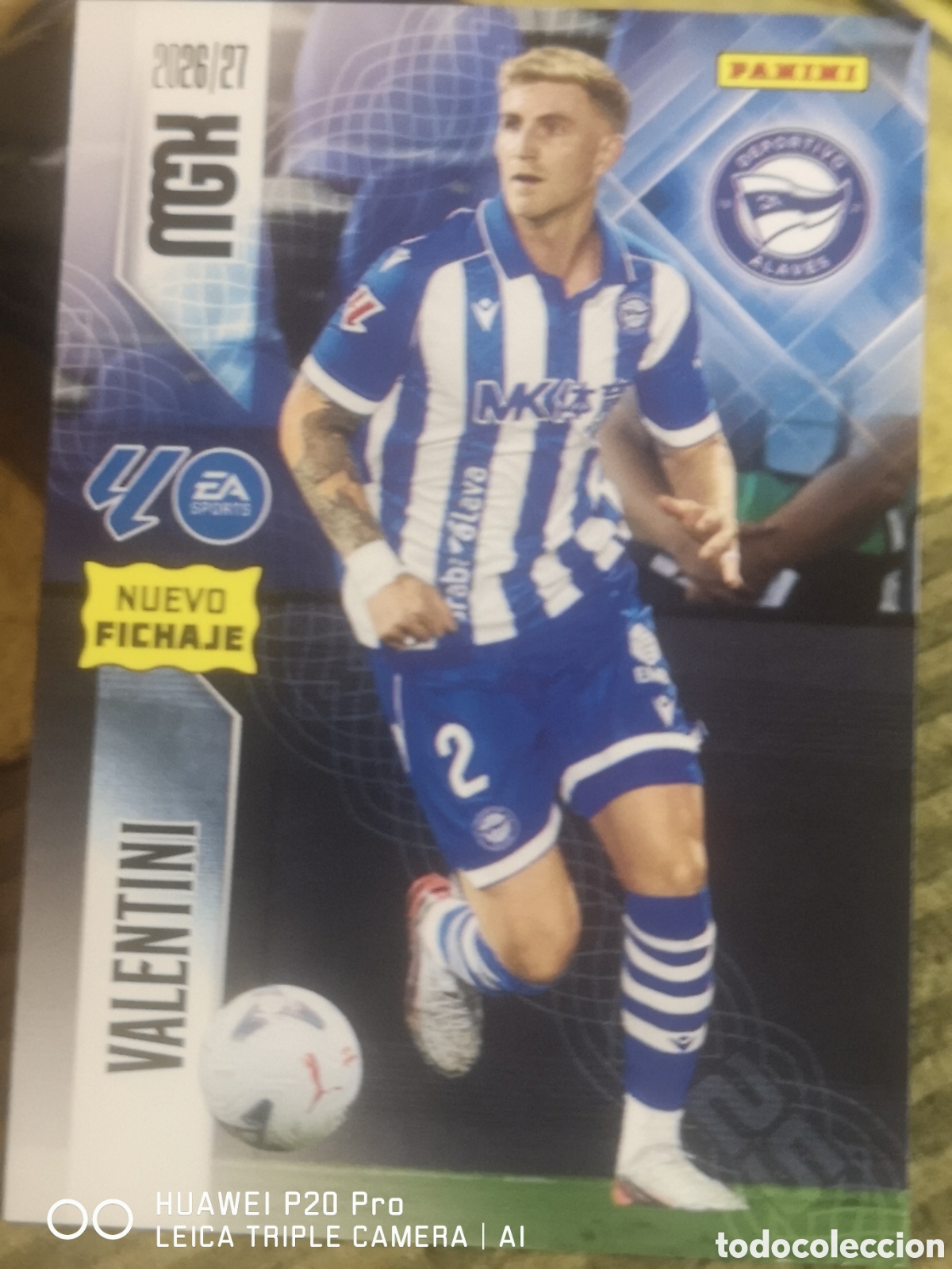 Fu&szlig;ball-Sticker: MEGACRACKS 2026 2027 2026 27 VALENTIN NUEVO FICHAJE 475 - ALAVES