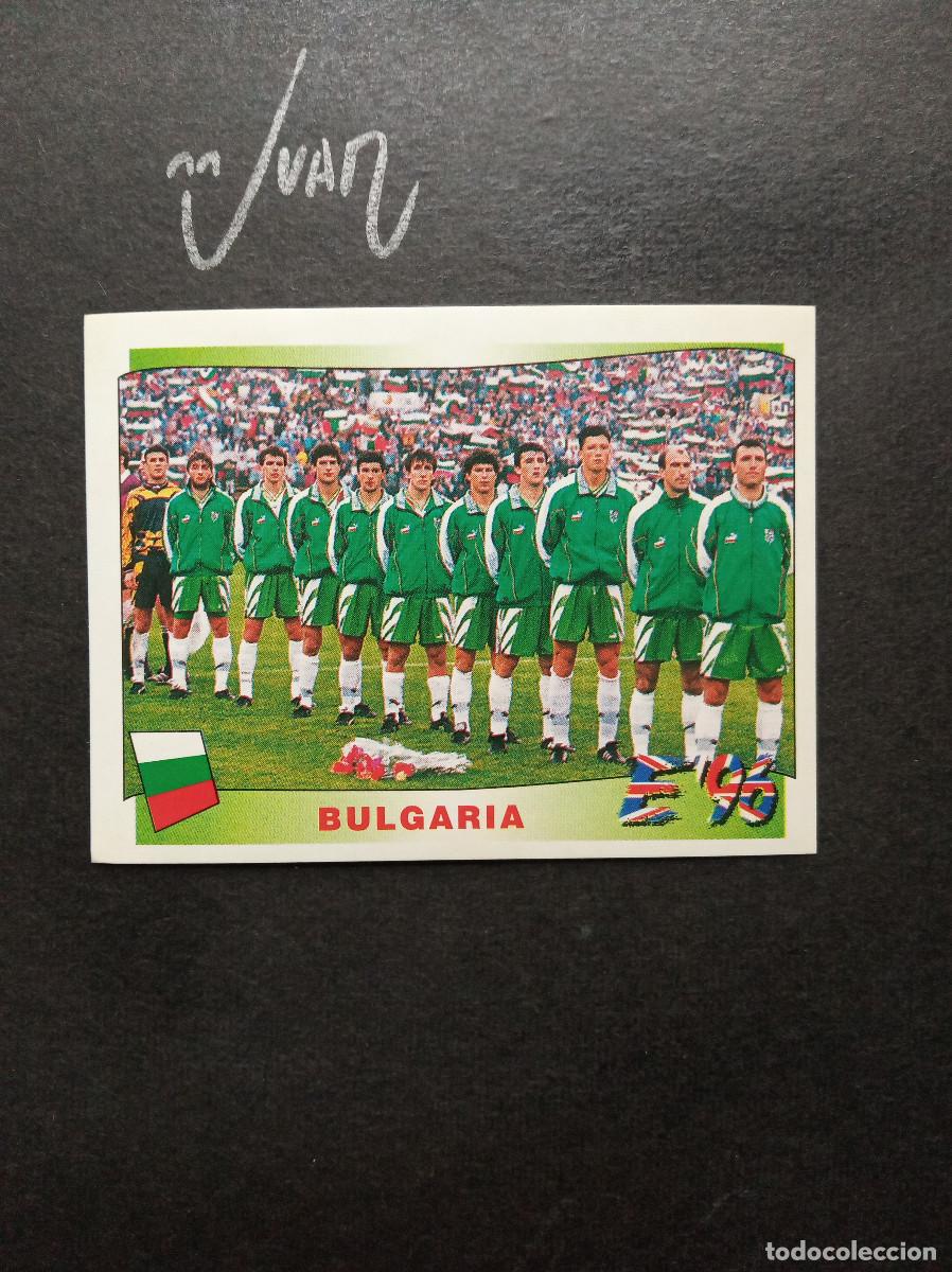 Figurine di Calcio: N&ordm; 136 ALINEACION BULGARIA STOICHKOV PENEV BALAKOV IVANOV ⚽ PANINI &reg; UEFA EURO 1996 96 SIN PEGAR