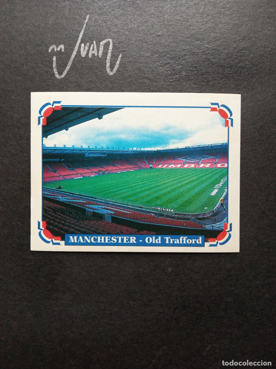 Cartes &agrave; collectionner de Football: N&ordm; 28 ESTADIO MANCHESTER UNITED OLD TRAFFORD ⚽ PANINI &reg; UEFA EURO 1996 INGLATERRA 96 SIN PEGAR
