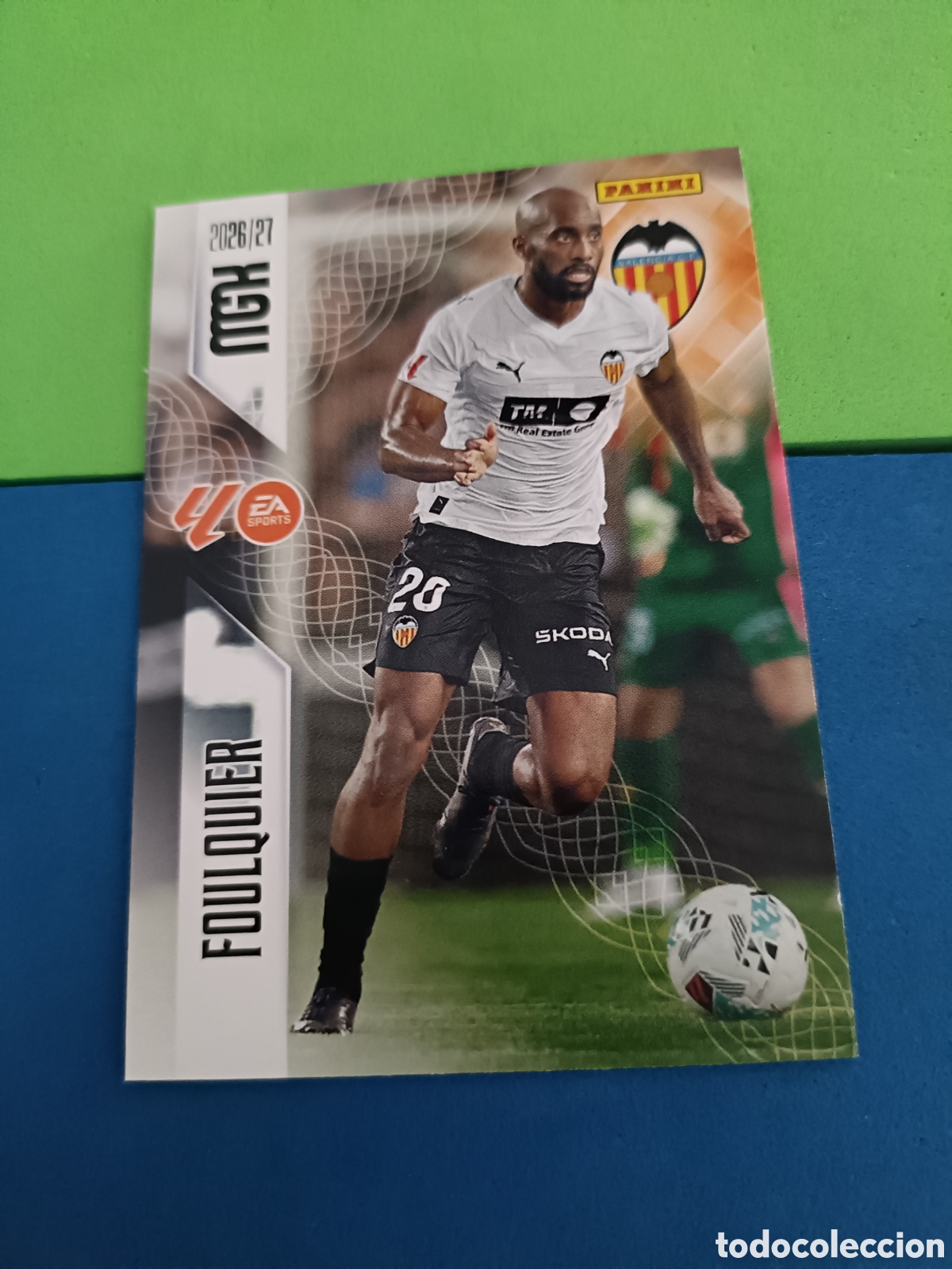 Cromos de f&uacute;tbol: PANINI 2026 2027 MGK MEGACRACKS 25 Aniversario - Valencia 346 Foulquier