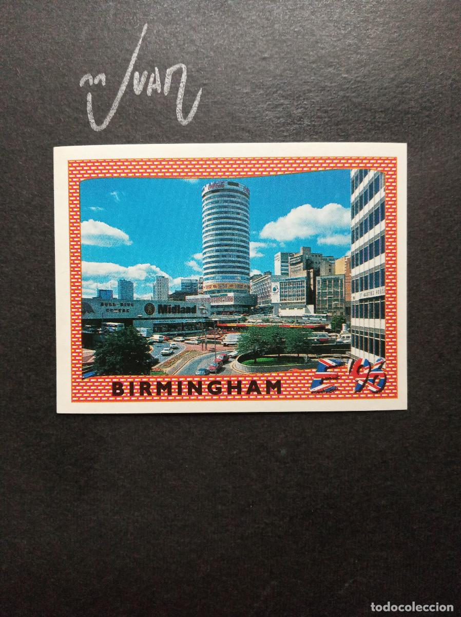 Cromos de f&uacute;tbol: N&ordm; 21 CIUDAD SEDE BIRMINGHAM ⚽ PANINI &reg; UEFA EURO 1996 INGLATERRA 96 SIN PEGAR NUNCA PEGADO