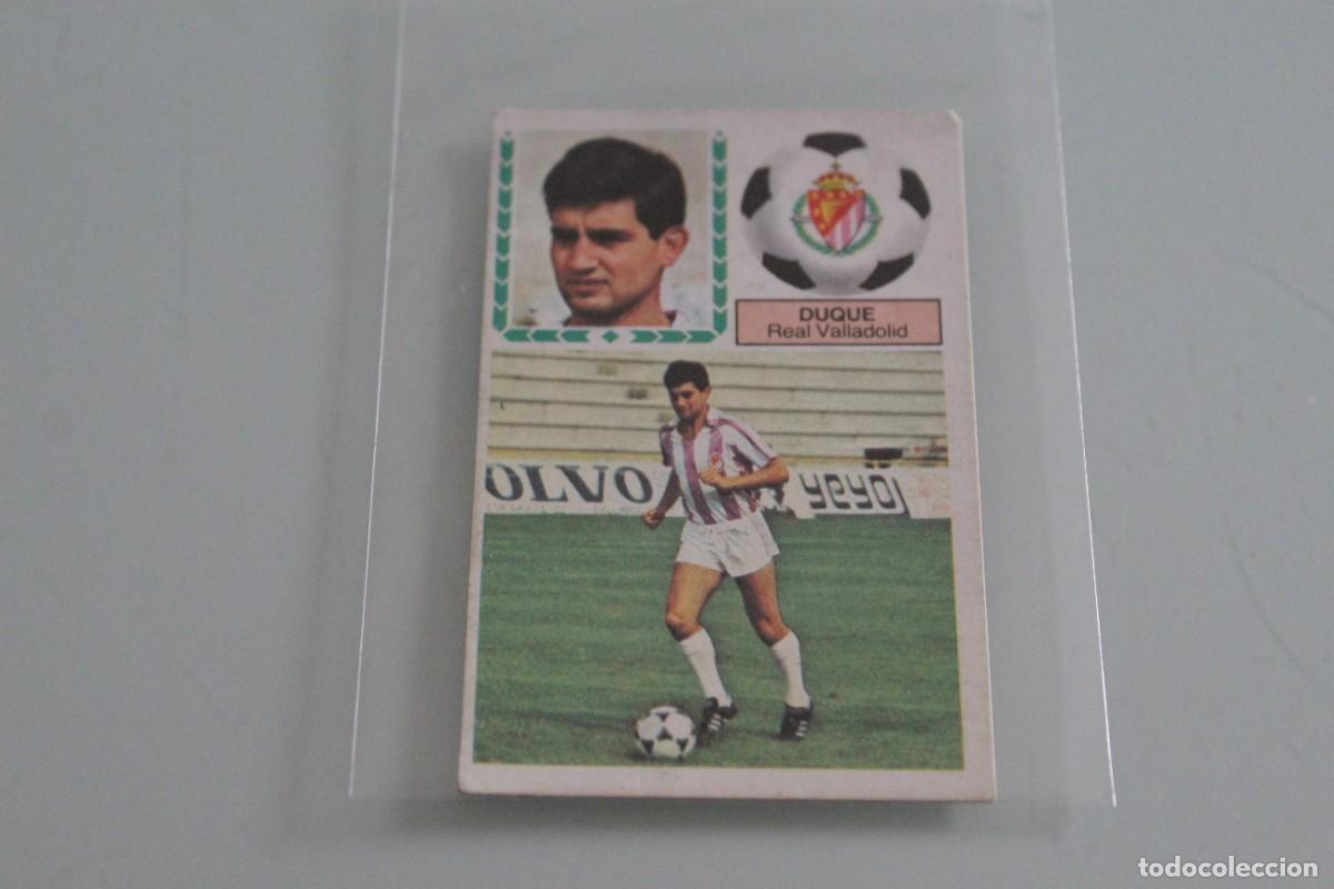 Cromos de f&uacute;tbol: ESTE 83 84 DUQUE COLOCA RECUPERADO DE &Aacute;LBUM