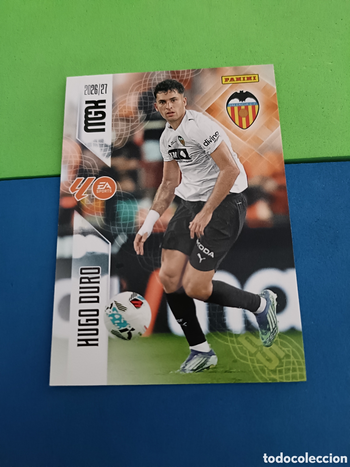 Cromos de f&uacute;tbol: PANINI 2026 2027 MGK MEGACRACKS 25 Aniversario - Valencia 358 Hugo Duro