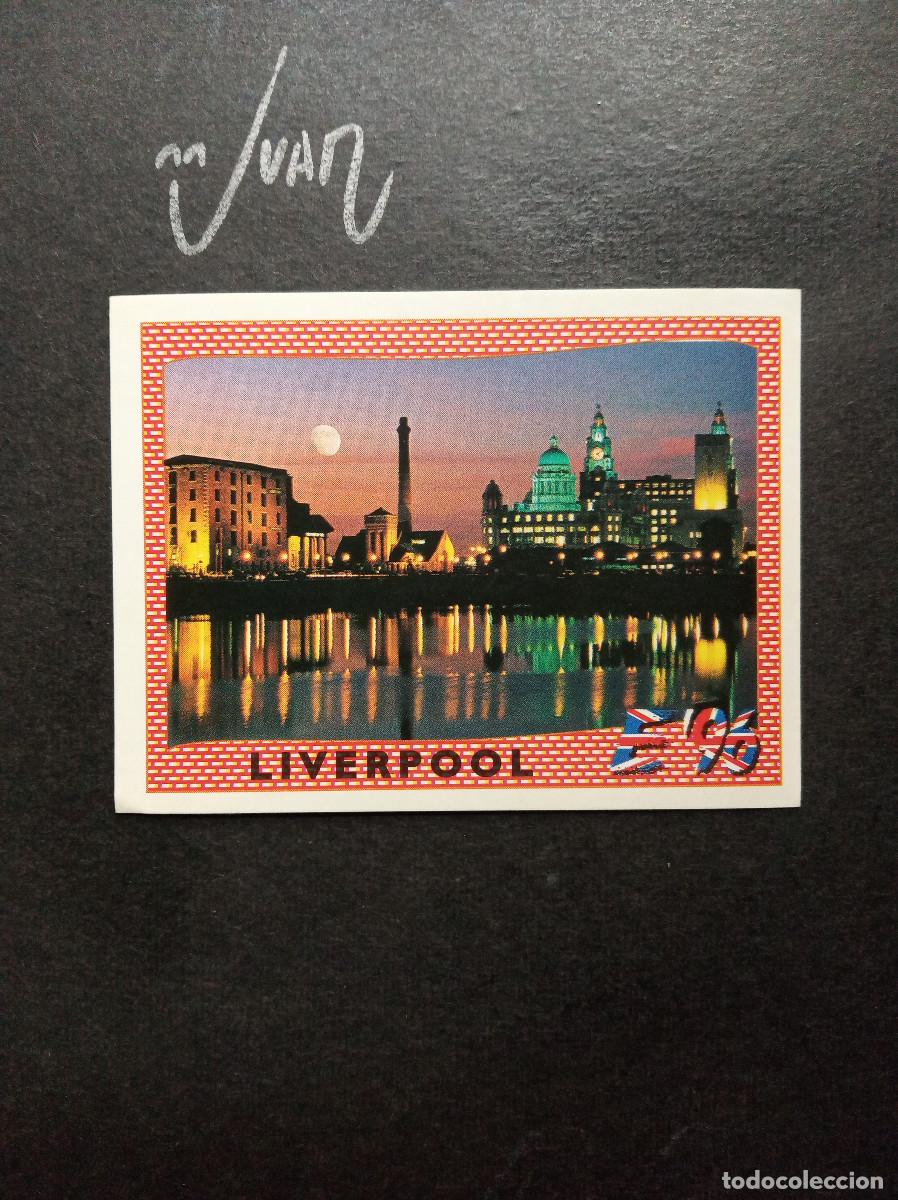 Cromos de f&uacute;tbol: N&ordm; 29 CIUDAD SEDE LIVERPOOL ⚽ PANINI &reg; UEFA EURO 1996 INGLATERRA 96 SIN PEGAR NUNCA PEGADO