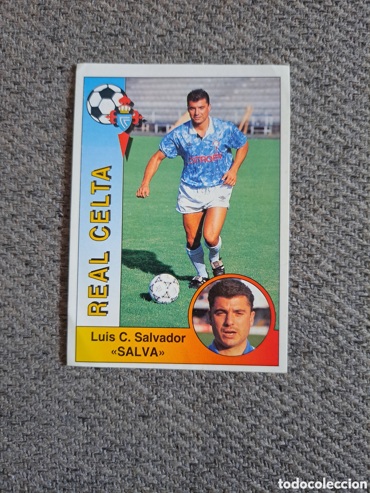 Cromos de f&uacute;tbol: Salva (Baja) N&deg;103. Celta de Vigo. Panini Liga 94-95