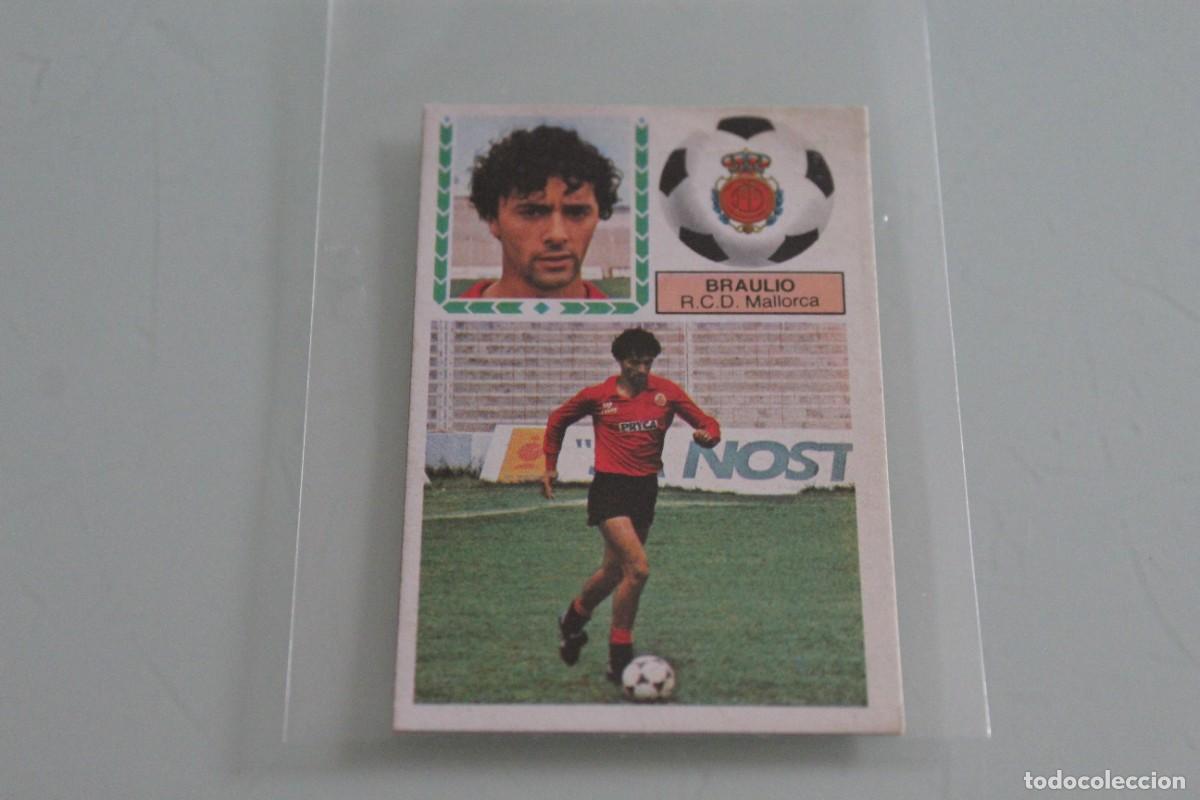 Cromos de f&uacute;tbol: ESTE 83 84 BRAULIO VERSI&Oacute;N UNO RECUPERADO DE &Aacute;LBUM