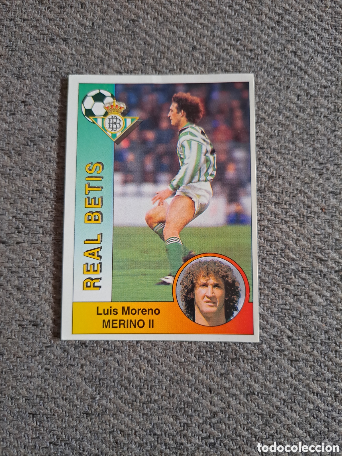 Cromos de f&uacute;tbol: Merino II (Baja) N&deg;82. Betis. Panini Liga 94-95