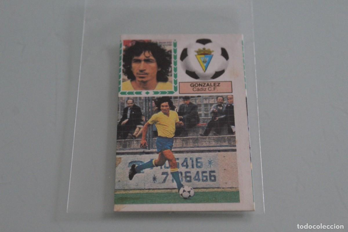 Cromos de f&uacute;tbol: ESTE 83 84 M&Aacute;GICO GONZ&Aacute;LEZ VERSI&Oacute;N PINTADO RECUPERADO DE &Aacute;LBUM ERROR DE CORTE