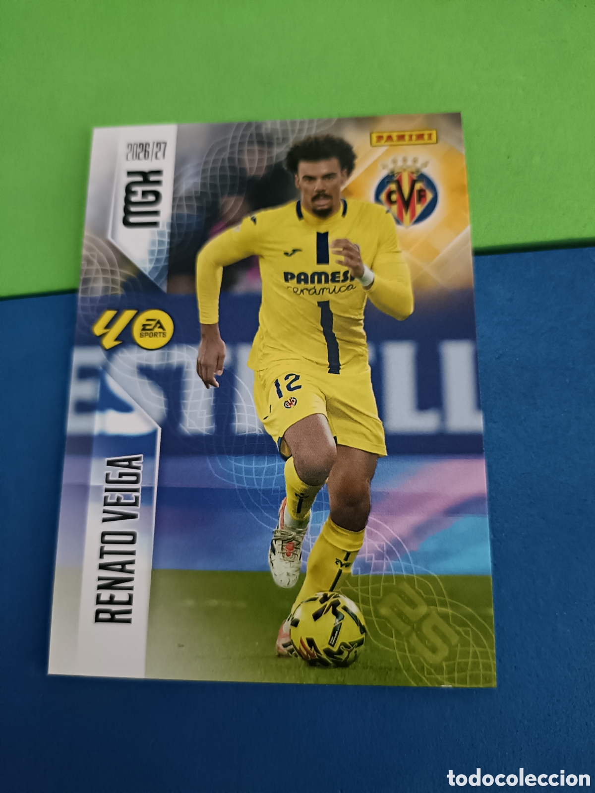 Cromos de f&uacute;tbol: PANINI 2026 2027 MGK MEGACRACKS 25 Aniversario - Villarreal 368 Renato Veiga