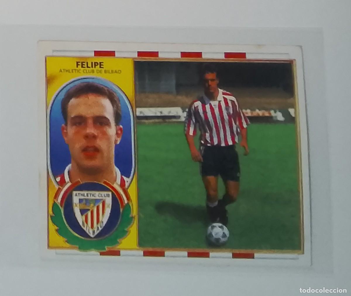 Football Stickers: Felipe athletic Bilbao coloca Liga este 96/97 sin pegar