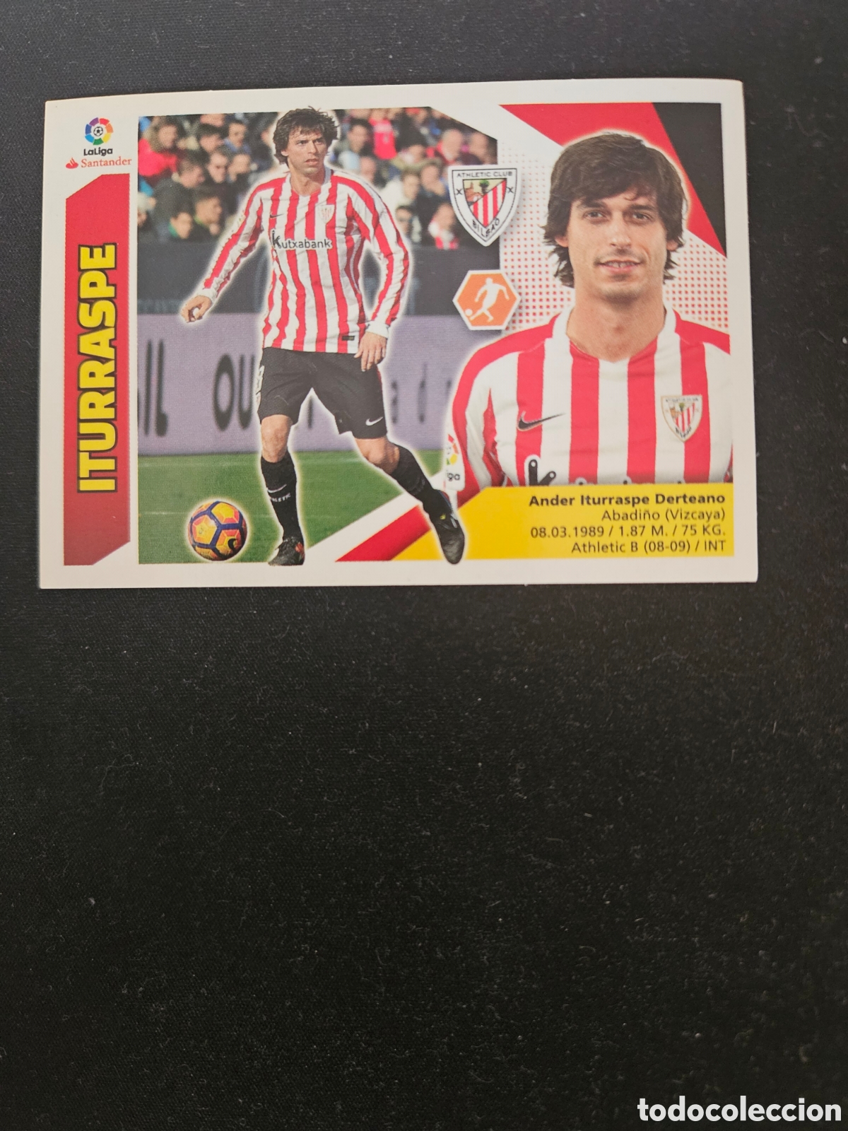 Football Stickers: ITURRASPE N&ordm; 10A ATHLETIC CLUB &ndash; LIGA ESTE 2017-18 PANINI