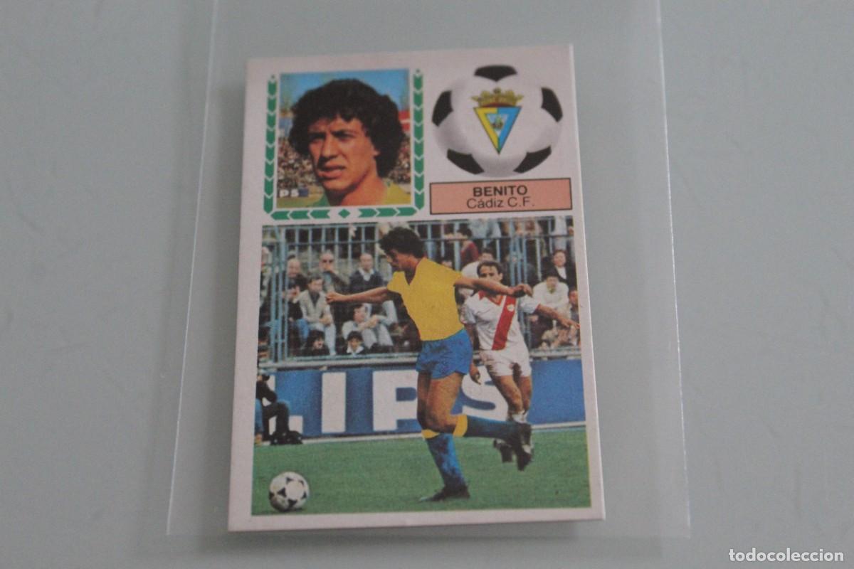 Football Stickers: ESTE 83 84 BENITO FICHAJE N&ordm; 8 VERSI&Oacute;N PINTADO RECUPERADO DE &Aacute;LBUM