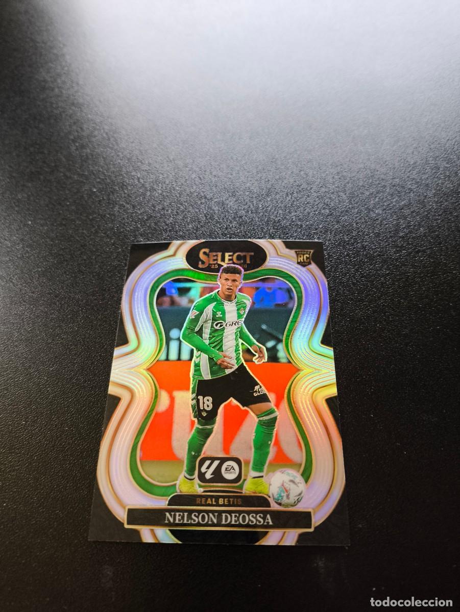 Football Stickers: 144 Nelson Deossa BETIS SILVER REFRACTOR MEZZANINE PANINI SELECT LA LIGA 25 26 2025 2026 NO ESTE MGK