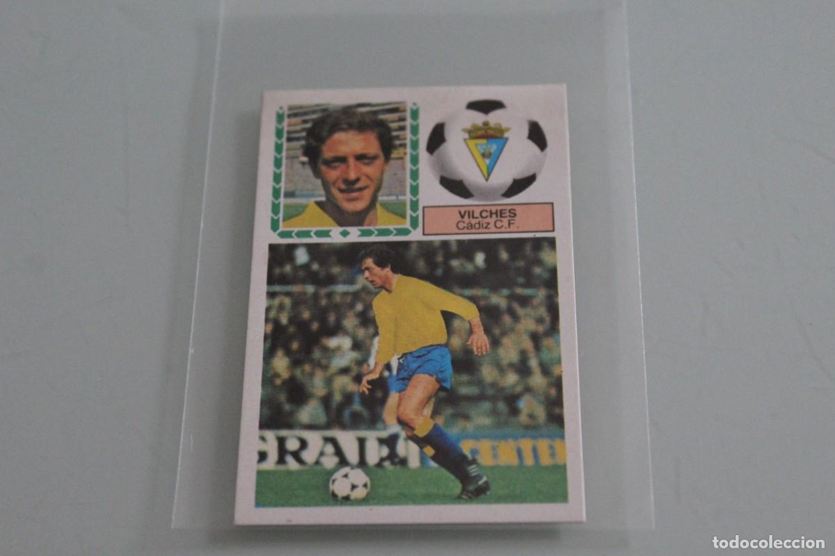 Fu&szlig;ball-Sticker: ESTE 83 84 VILCHES FICHAJE N&ordm; 7 VERSI&Oacute;N PINTADO RECUPERADO DE &Aacute;LBUM