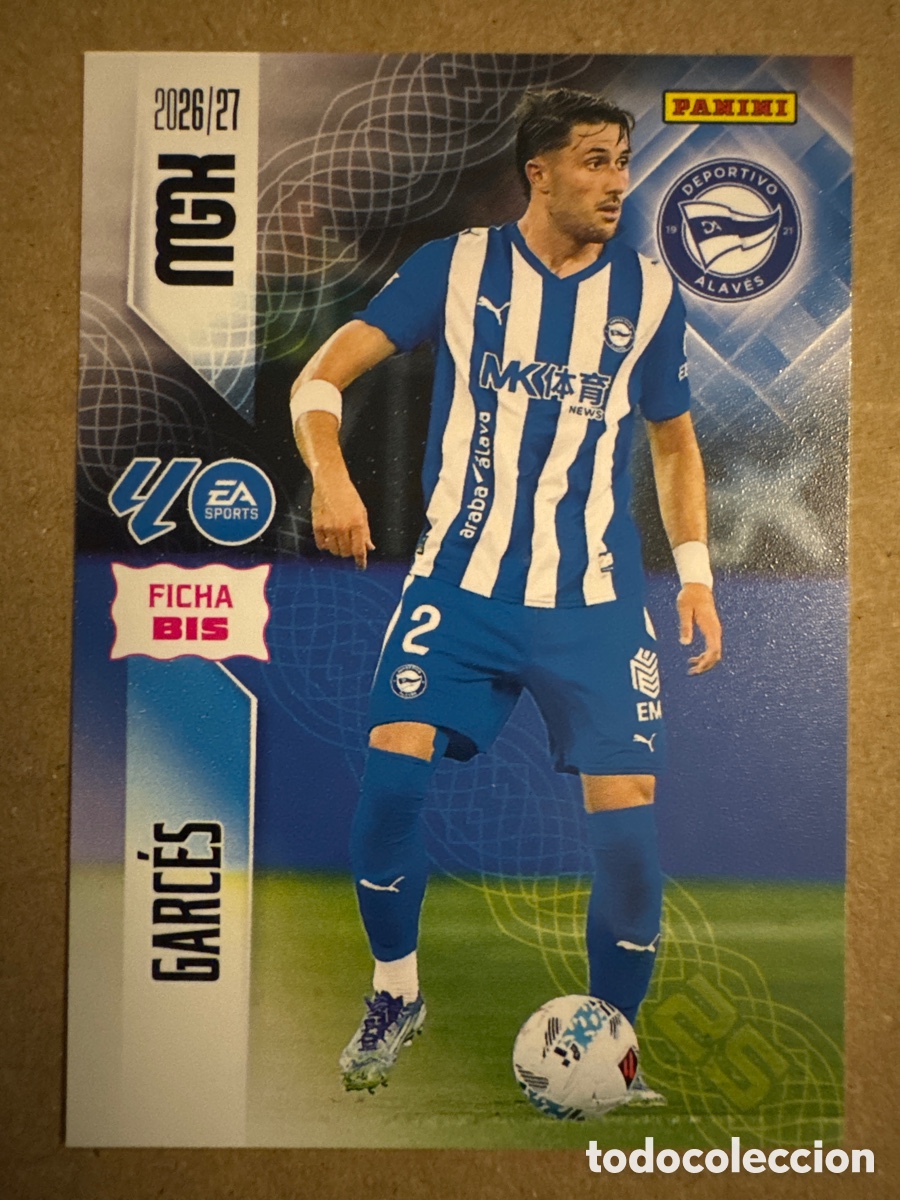 Fu&szlig;ball-Sticker: # BIS 25 Garc&eacute;s Alav&eacute;s Megacracks 26 27 2026 2027 2 Segunda 2a 2&ordf; Edici&oacute;n