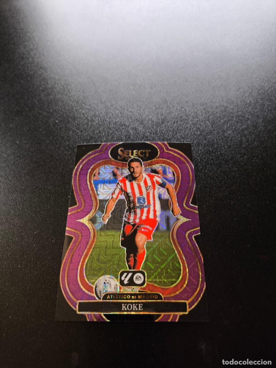 Fu&szlig;ball-Sticker: 124 Koke ATLETICO DE MADRID PURPLE MOJO TERRACE PANINI SELECT LA LIGA 25 26 2025 2026 NO ESTE MGK