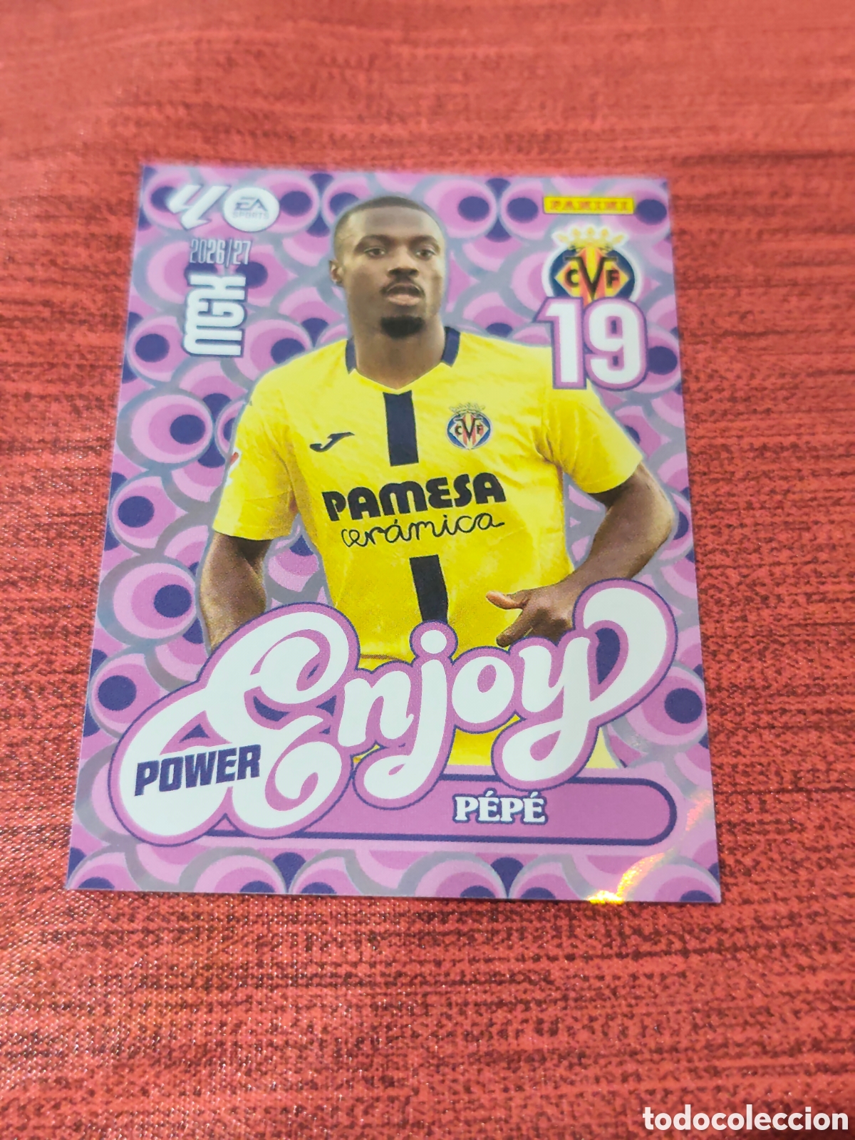 Fu&szlig;ball-Sticker: ENJOY POWER 386P P&Eacute;P&Eacute; VILLARREAL MEGACRACKS 2026 2027