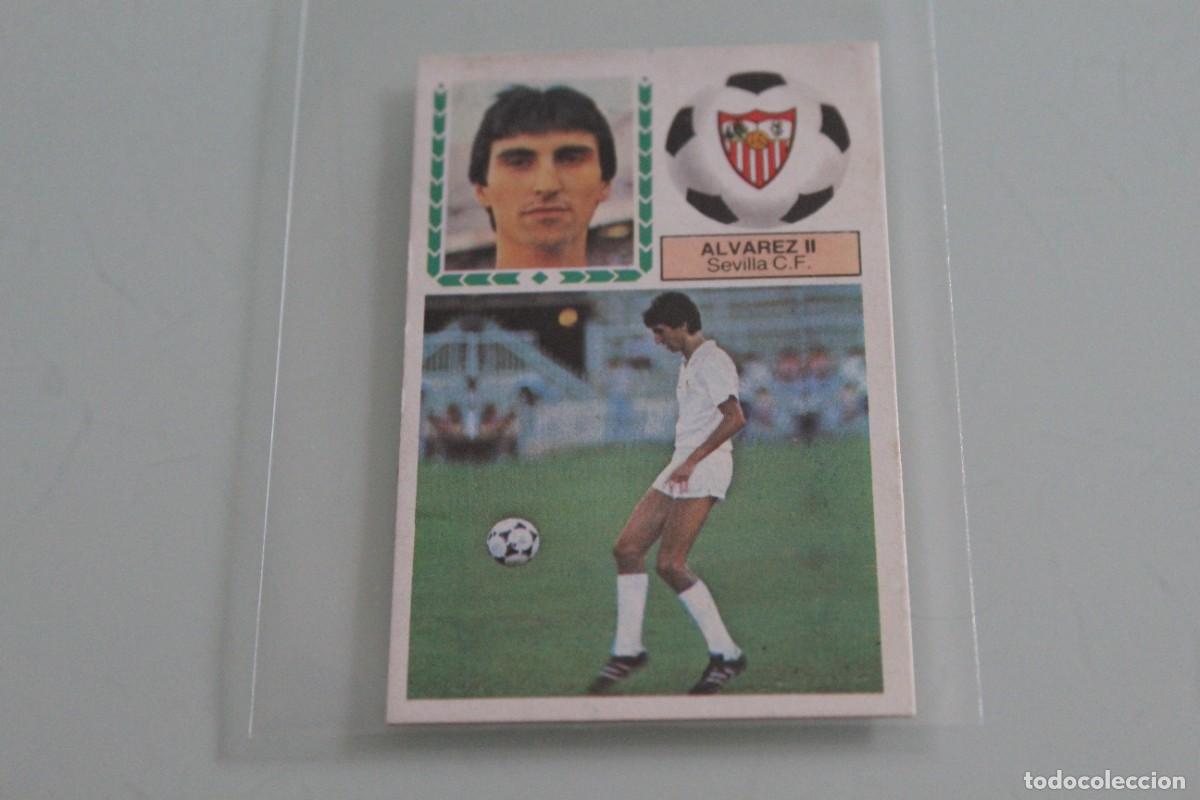 Fu&szlig;ball-Sticker: ESTE 83 84 &Aacute;LVAREZ II FICHAJE N&ordm; 34 RECUPERADO DE &Aacute;LBUM