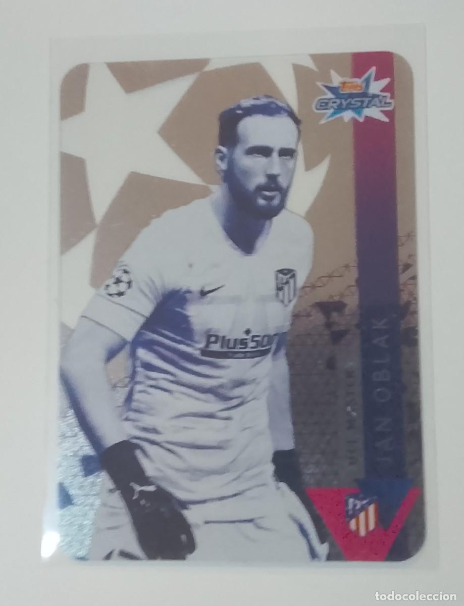 Fu&szlig;ball-Sticker: Topps crystal ucl master oblak 102 atl&eacute;tico Madrid 19 20