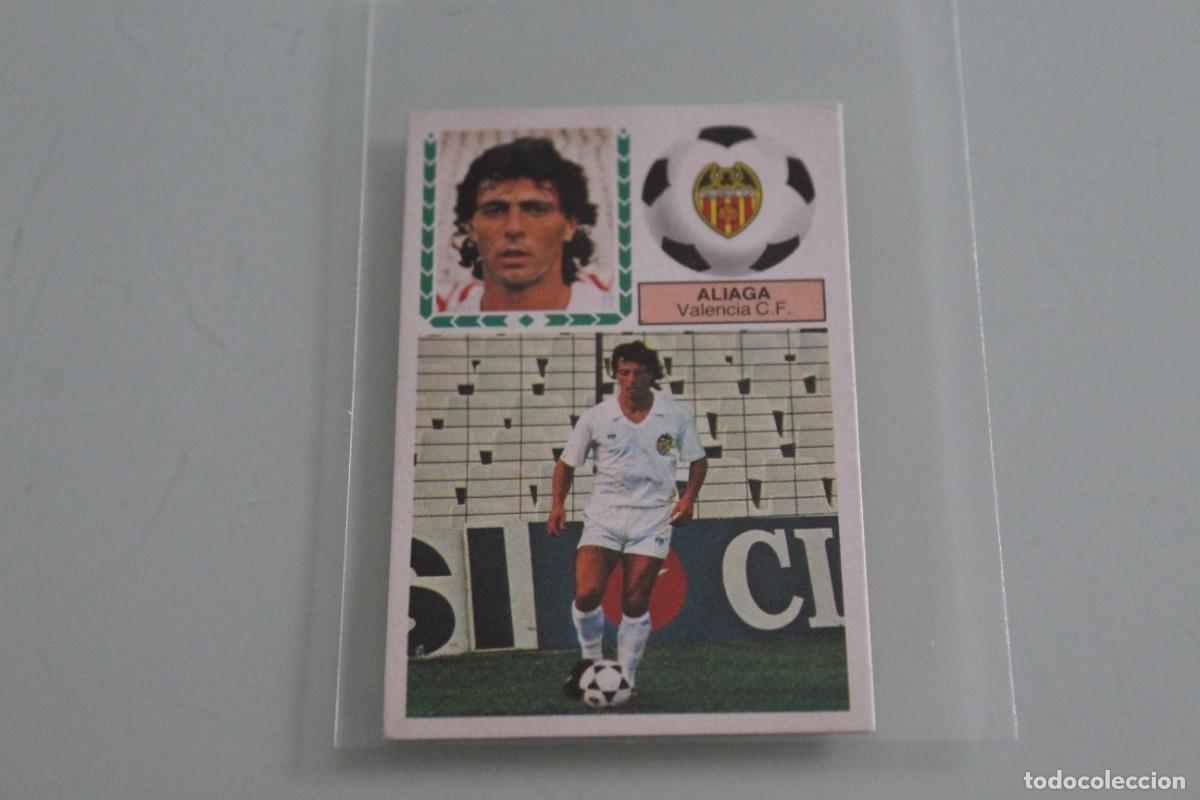 Cromos de f&uacute;tbol: ESTE 83 84 ALIAGA FICHAJE N&ordm; 39 RECUPERADO DE &Aacute;LBUM