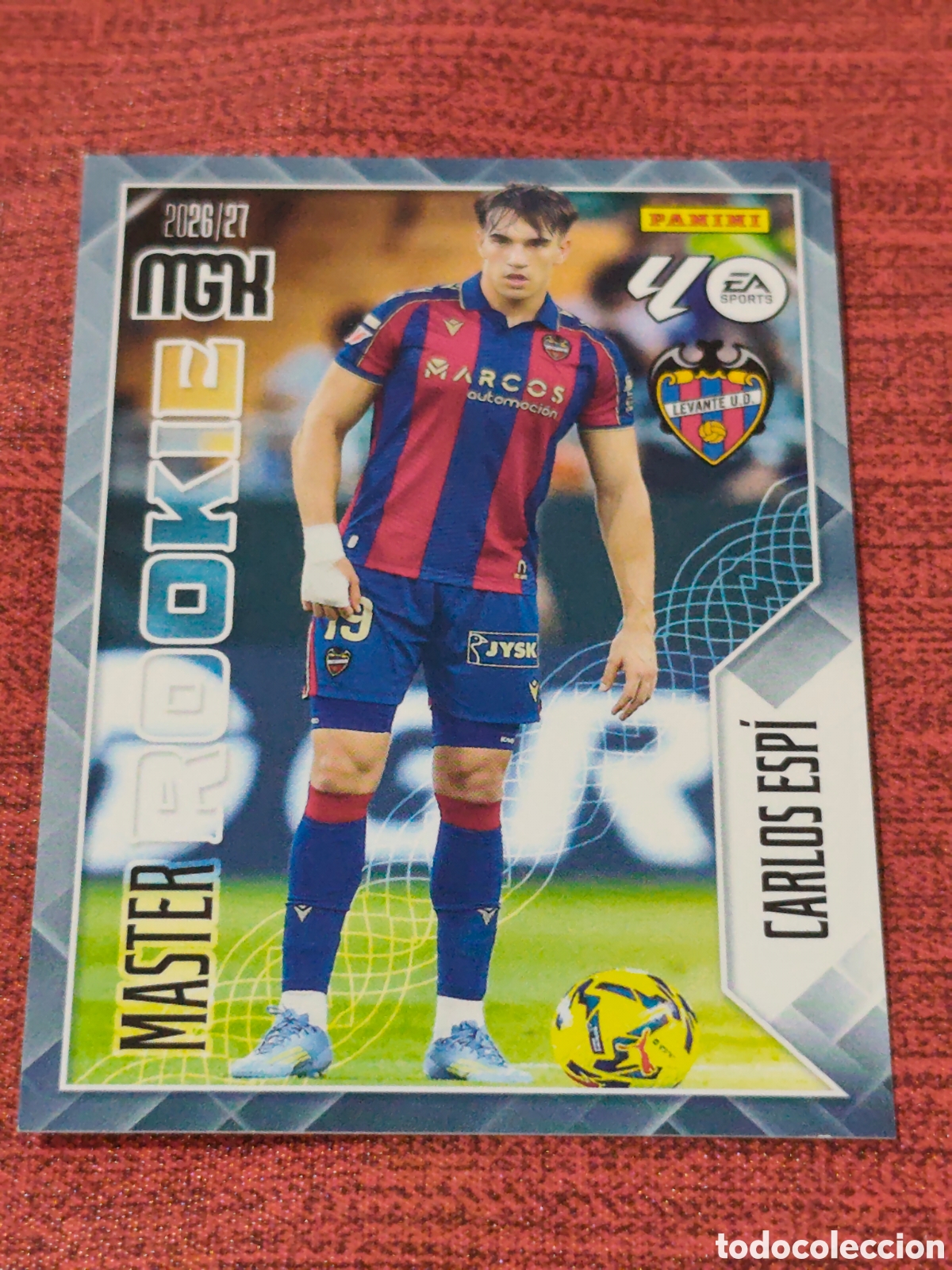 Football Stickers: MASTER ROOKIE 408 CARLOS ESP&Iacute; LEVANTE MEGACRACKS 2026 2027