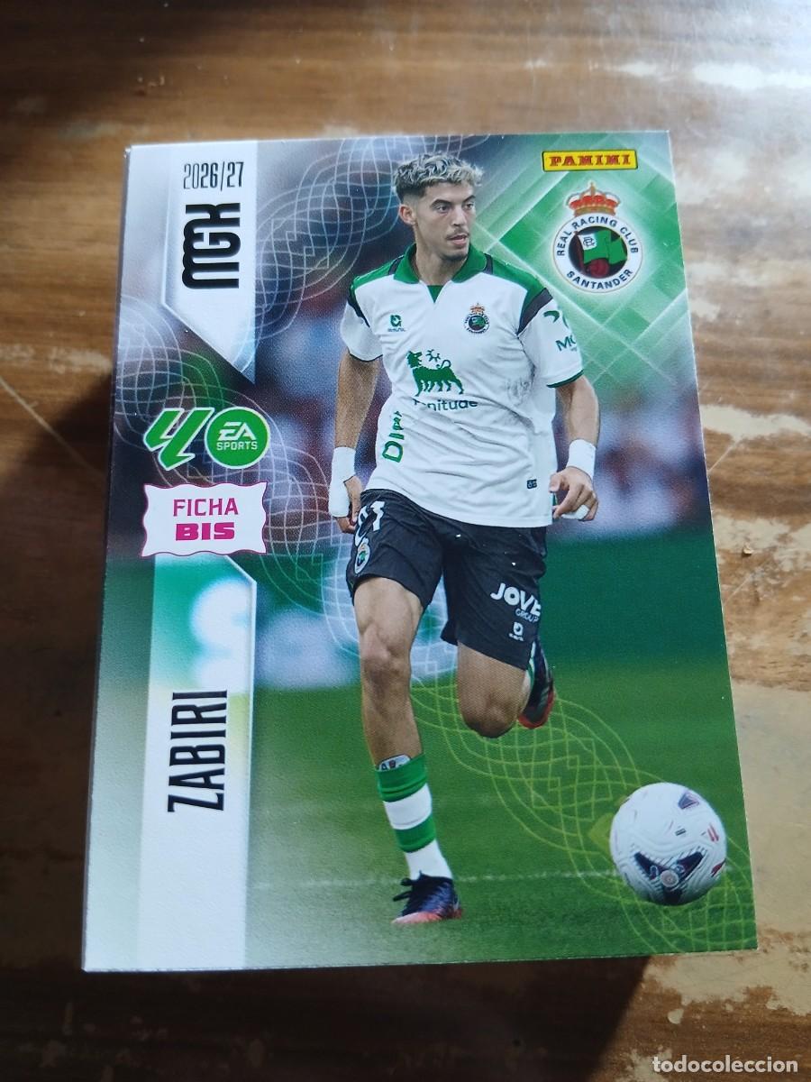 Cromos de f&uacute;tbol: CARD MEGACRACKS TEMPORADA 26/27: FICHA BIS ZABIRI, N&deg; 284 BIS
