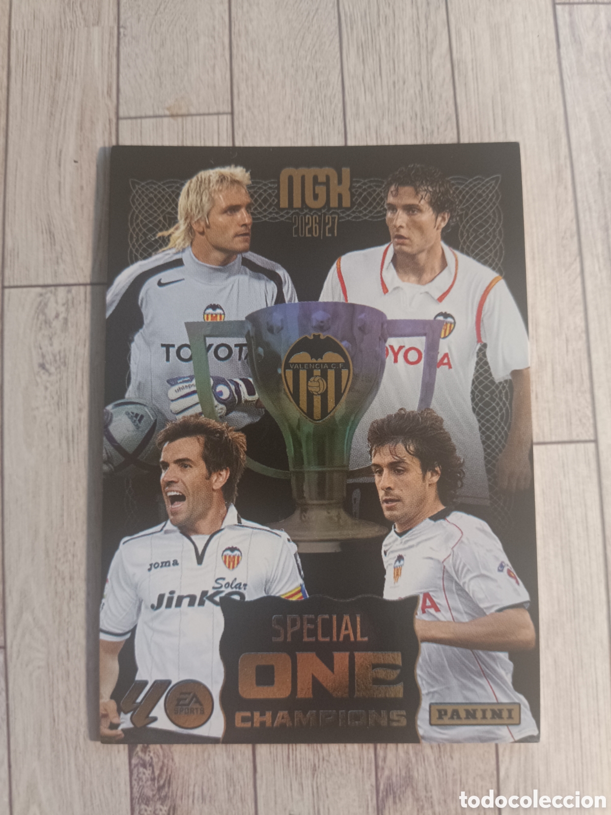 Cromos de f&uacute;tbol: SPECIAL ONE CHAMPIONS VALENCIA MEGACRACKS MGK 26 27 PANINI 2026 2027