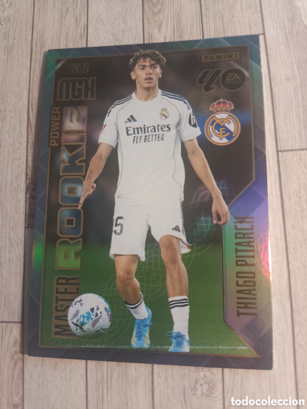 Cromos de f&uacute;tbol: 419P THIAGO PITARCH MASTER ROOKIE POWER REAL MADRID MEGACRACKS MGK 26 27 PANINI 2026 2027