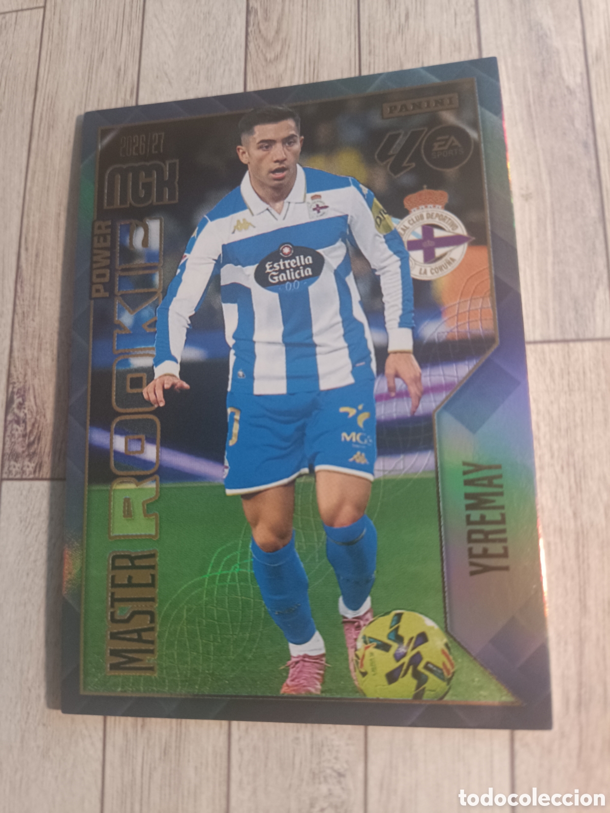 Cromos de f&uacute;tbol: 423P YEREMAY MASTER ROOKIE POWER DEPORTIVO CORU&Ntilde;A MEGACRACKS MGK 26 27 PANINI 2026 2027