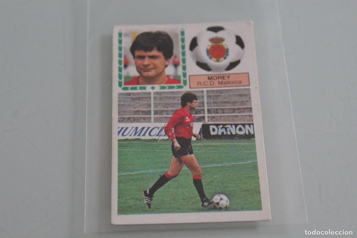 Cromos de f&uacute;tbol: ESTE 83 84 MOREY BAJA SIN PEGAR