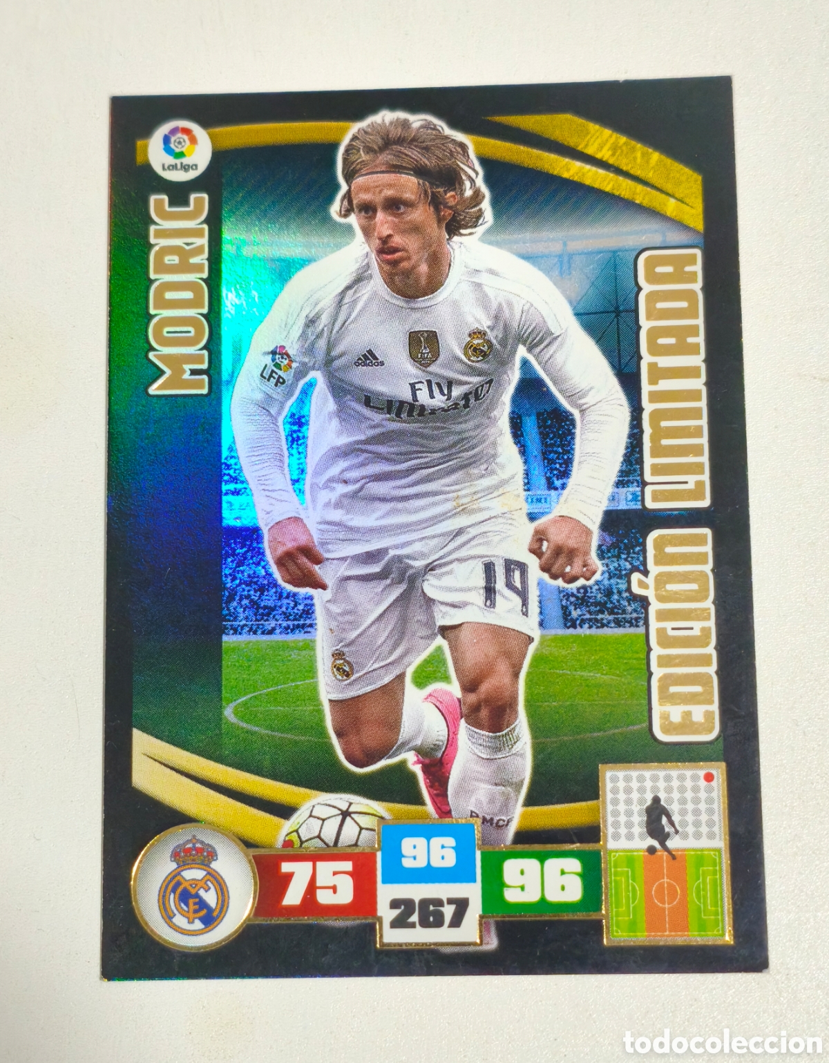 Football Stickers: Carta Luka Modric Edici&oacute;n Limitada - Adrenalyn XL 2015-16