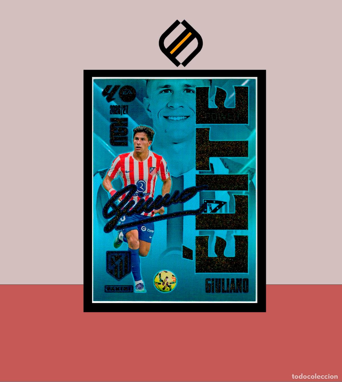 Cromos de f&uacute;tbol: MEGACRACKS 2026 2027 26 27 PANINI P 7 GIULIANO ATL&Eacute;TICO MADRID &Eacute;LITE COLECCI&Oacute;N ALB&Uacute;M MGK