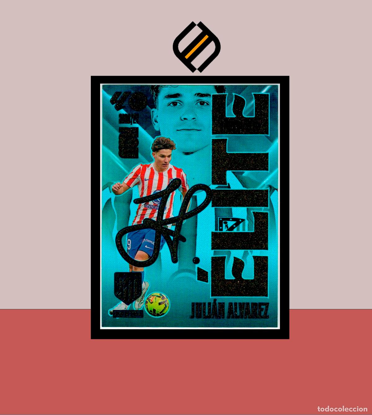 Cromos de f&uacute;tbol: MEGACRACKS 2026 2027 26 27 PANINI P 8 JULI&Aacute;N &Aacute;LVAREZ ATL&Eacute;TICO MADRID &Eacute;LITE COLECCI&Oacute;N ALB&Uacute;M MGK