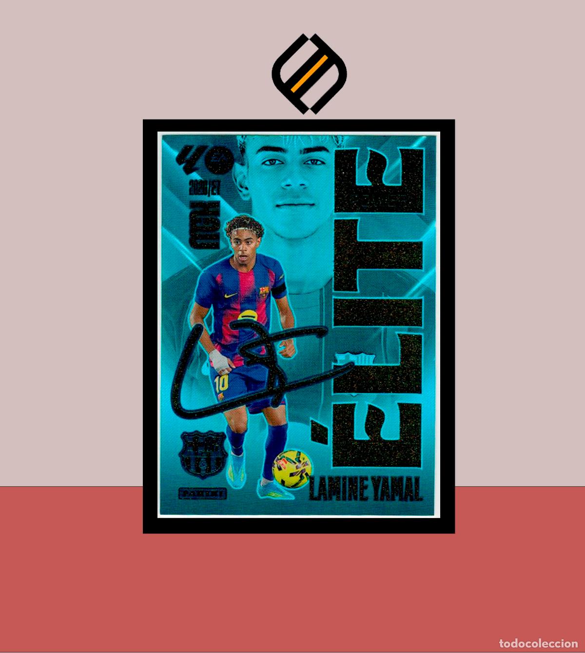 Cromos de f&uacute;tbol: MEGACRACKS 2026 2027 26 27 PANINI P 9 LAMINE YAMAL BARCELONA BAR&Ccedil;A &Eacute;LITE COLECCI&Oacute;N ALB&Uacute;M MGK