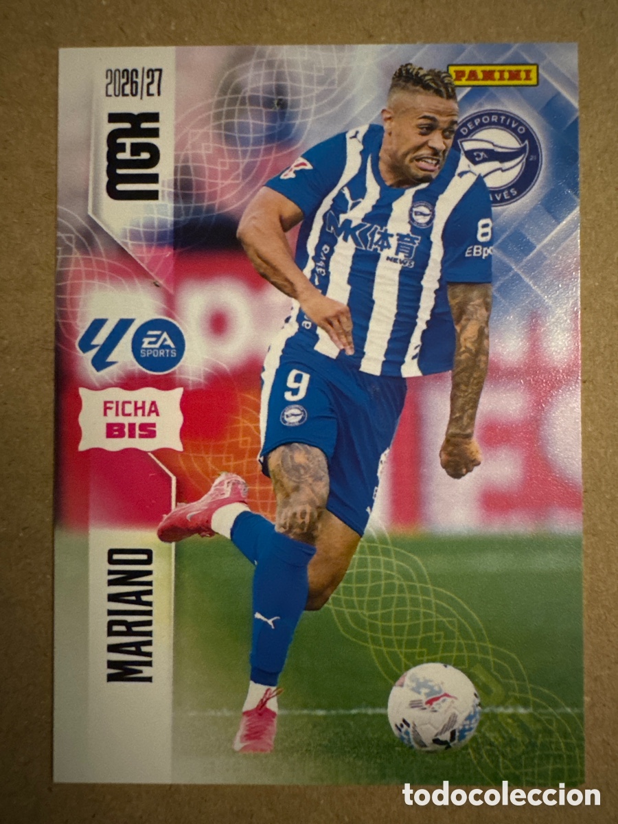 Cromos de f&uacute;tbol: # BIS 34 Mariano Alav&eacute;s Megacracks 26 27 2026 2027 2 Segunda 2a 2&ordf; Edici&oacute;n